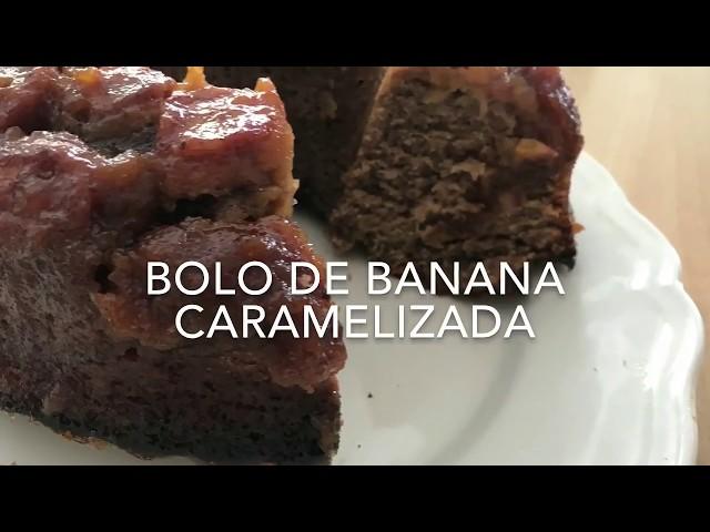 BOLO DE BANANA COM CHOCOLATE, TUDO JUNTO E MISTURADO AQUI COMIGO