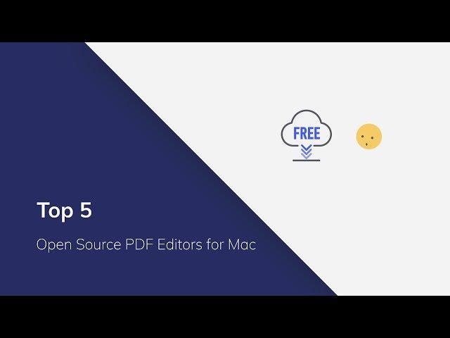 Top 5 Free Open Source PDF Editors Mac You MUST Know 2019