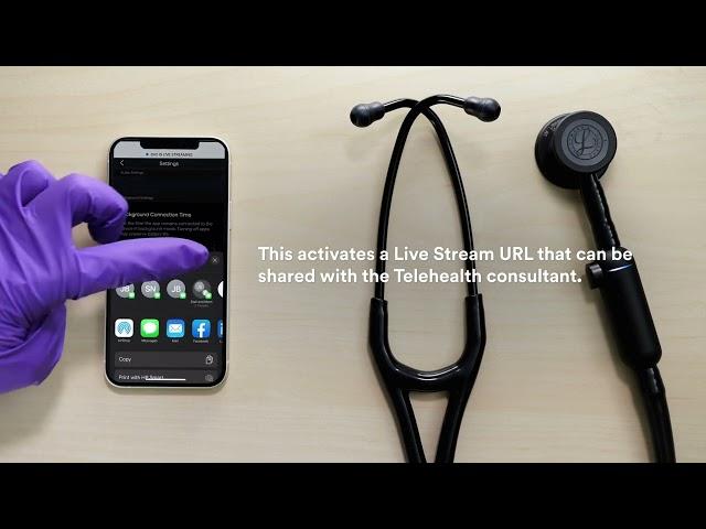 3M™ Littmann® CORE Digital Stethoscope Live Telehealth Auscultation video