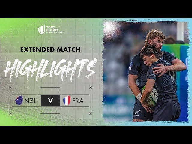 12 TRY THRILLER! | New Zealand v France | World Rugby U20 Championship 2024 Extended Highlights