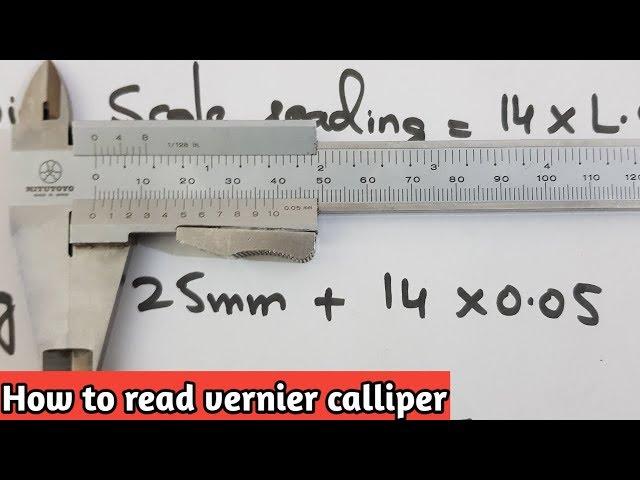 How to read "vernier Calliper"