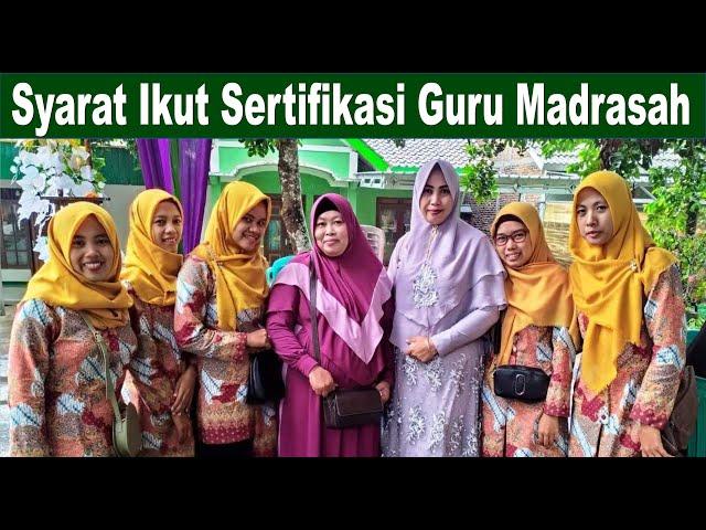 INILAH SYARAT SERTIFIKASI GURU MADRASAH