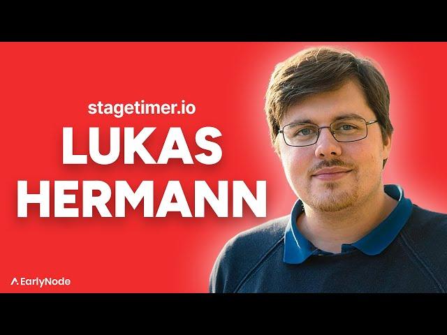 Building a niche SaaS with StageTimer.io Co-Founder Lukas Hermann