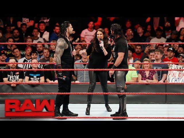 Seth Rollins and Roman Reigns are out for Braun Strowman: Raw, Dec. 26, 2016