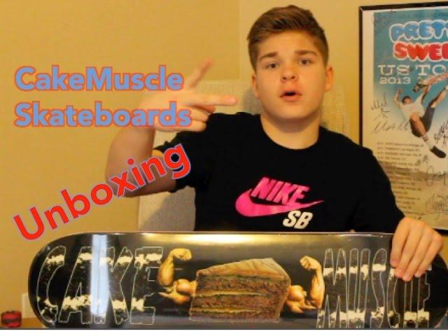 CakeMuscle Skateboard Unboxing!