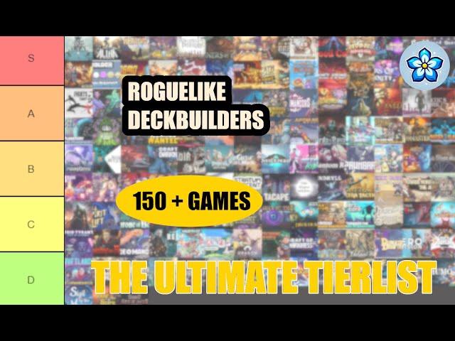 Ranking Over 150 ROGUELIKE DECKBUILDERS : Games Like "Slay the Spire" Tier List