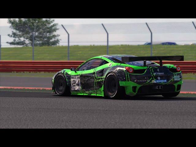 Assetto Corsa Ferrari 458 GT2 SPA on public server