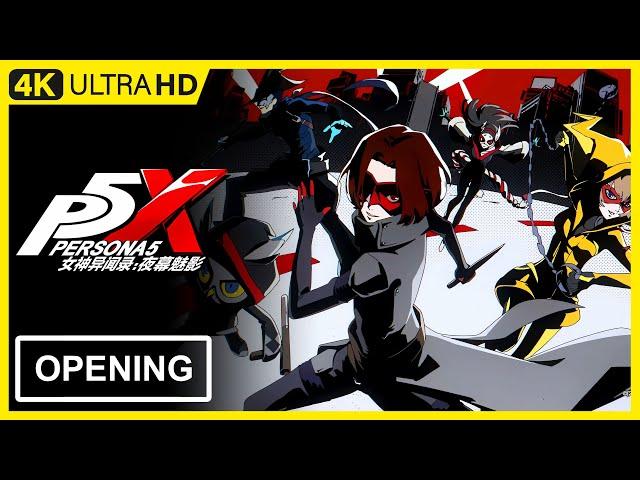 Persona 5: The Phantom X Opening | 4K 60FPS Upscaled