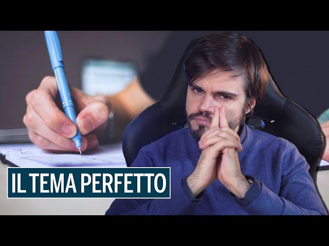 Come SCRIVERE il TEMA PERFETTO (MATURITÀ 2024)