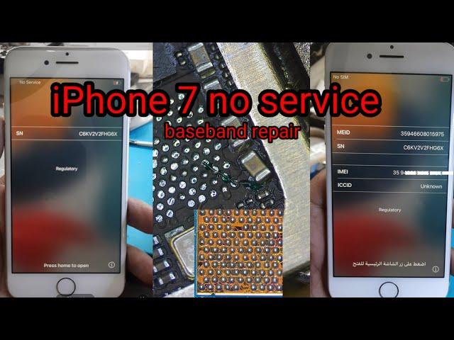 iphone 7 no service problem solution iPhone 7 Qualcomm baseband repair