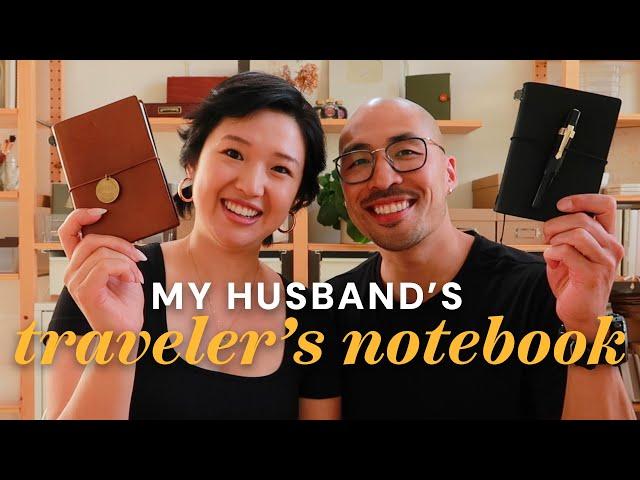 Minimal Passport Traveler's Notebook Tour! // exercise habit tracker, bullet journal flipthrough