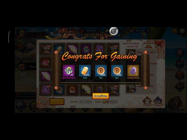 Spending 6K Gold in Lucky Treasure Event Part 2 | Ultimate Ninja : Ninja King