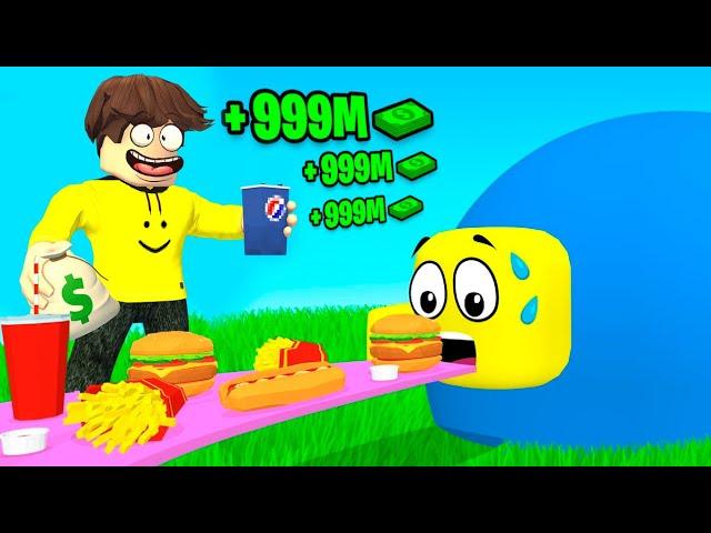 NOOB ETEN GEVEN IN ROBLOX TYCOON!