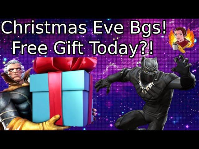 It's Christmas Eve! Battlegrounds And Free Gift Today!  Marvel Contest Of Champions