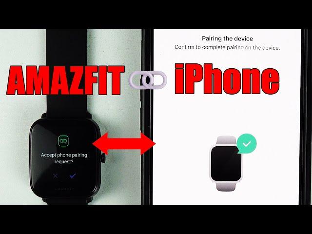 AMAZFIT CONNECT WITH iPhone