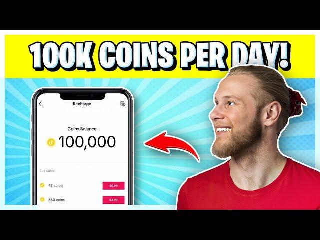 How I Got 100K Free TikTok Coins! TikTok Coins For Free 2023! (Full Tutorial)