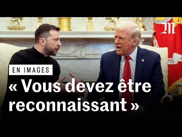 Tension inouïe entre Trump et Zelensky sur le sort de l’Ukraine