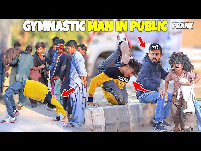 Gymnastic Man in Public - Baba Prank - | ​⁠@NewTalentOfficial