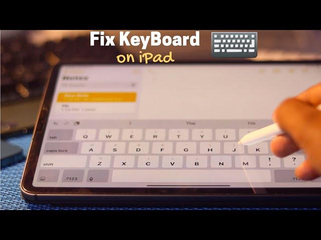 How to Fix iPad Keyboard not Working!