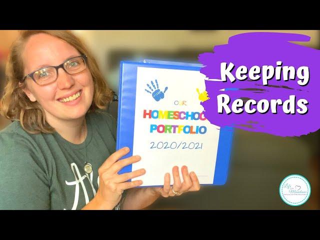 Homeschool Record Keeping || How To Make A Homeschool Portfolio