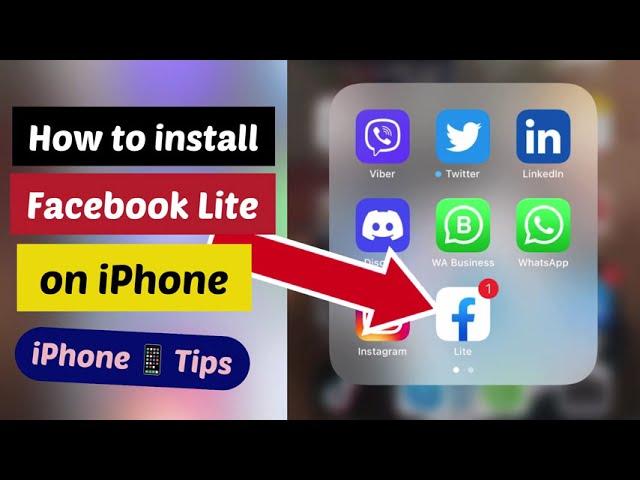 How to install Facebook lite on iPhone | iPhone Tips | Nepali | Techpati