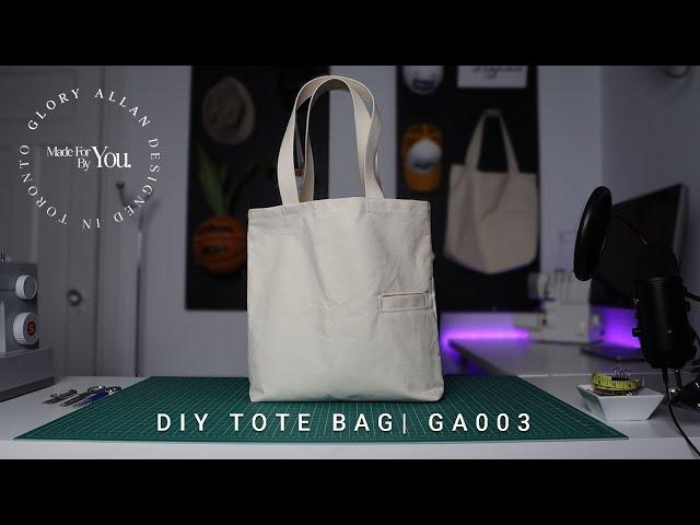 How to Sew Tote Bag for Beginners | GA003