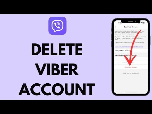 How To Delete Viber Account (2024) | Permanently Delete Viber Account