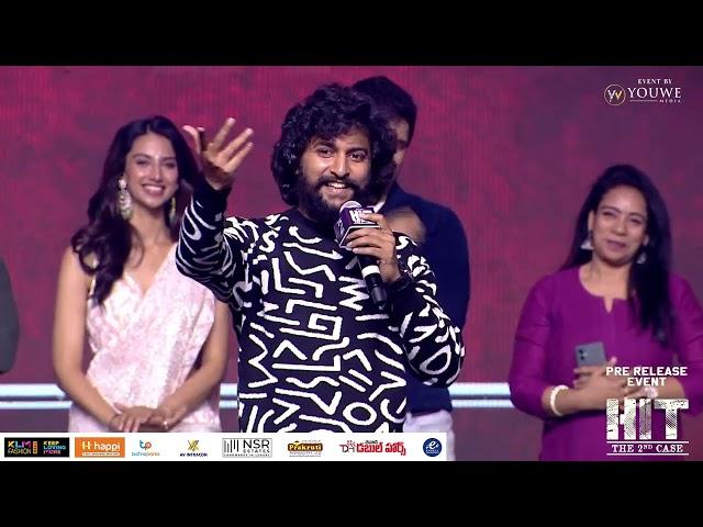 Natural Star Nani Speech At Hit 2 Pre-Release Event