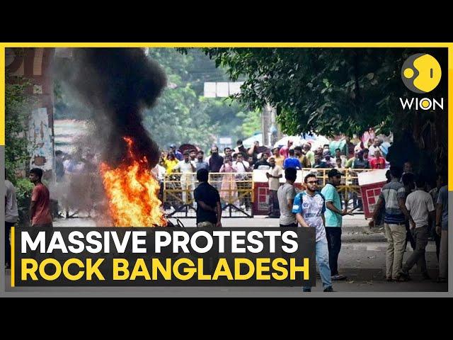 Bangladesh: Students hold protests to press PM Sheikh Hasina's resignation | WION News