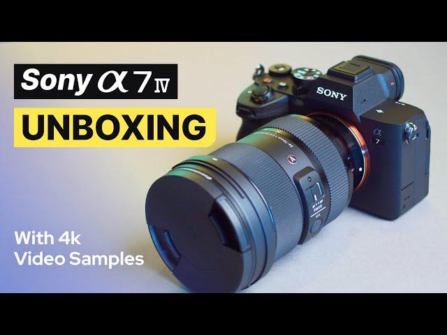 Sony A7IV UNBOXING & First Impressions | With Sample 4k videos | Mumbai India