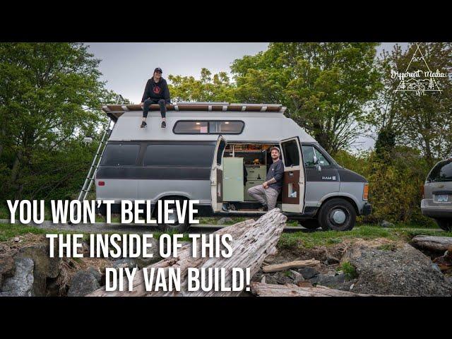 Inspiring DIY Van Build Tour | Old Dodge into Unique Camper Van