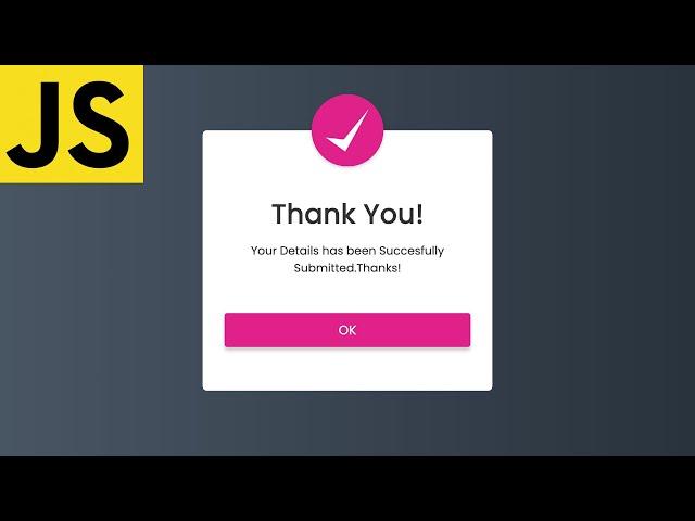 How To Make A Popup | HTML, CSS & JavaScript