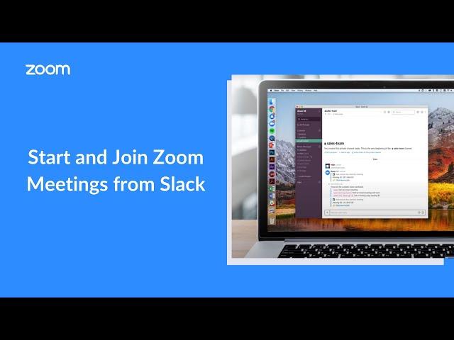 How To Start and Join Zoom Meetings from Slack