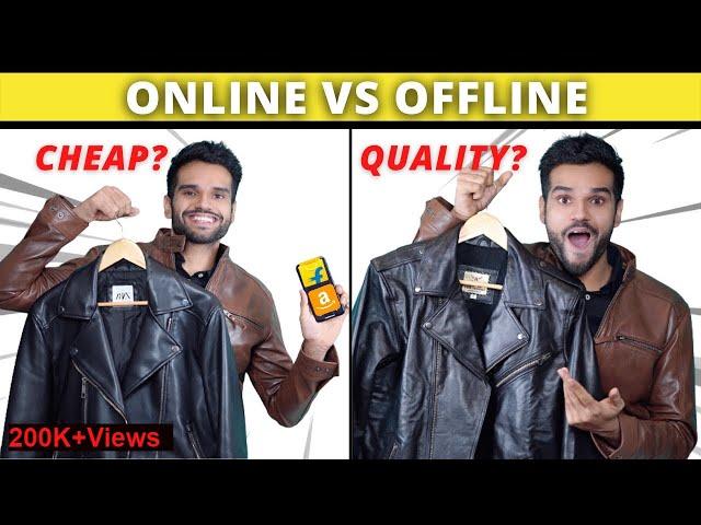 CRAZY Leather Jacket Shopping - ONLINE vs OFFLINE | Winter Fashion | BeYourBest Fashion by San Kalra