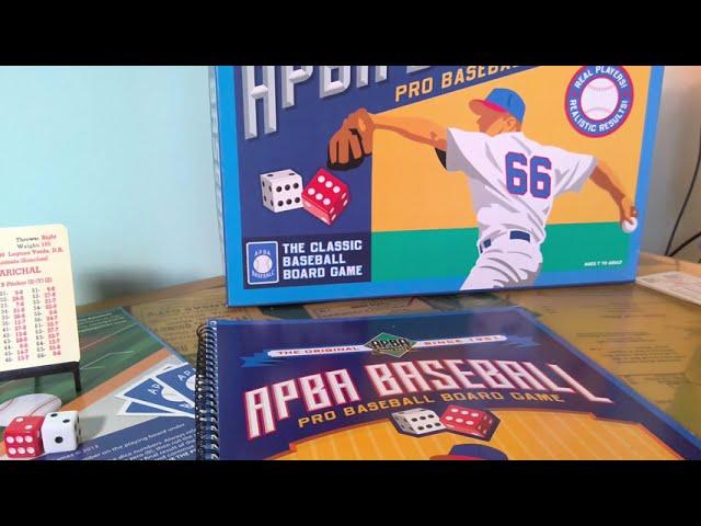 How to play  the APBA Basic Baseball Board Game