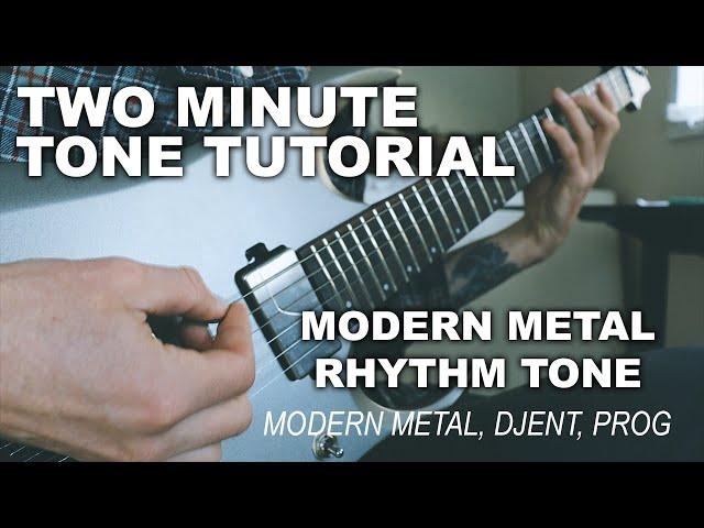 TWO MINUTE TONE TUTORIAL #4 | Modern Metal Rhythm Tone | Line6 Helix/LT/HX Stomp [FREE IR INCLUDED]