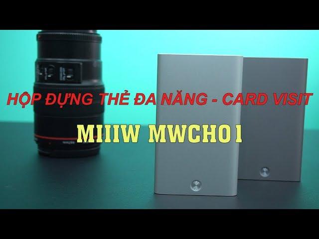 Hộp đựng thẻ đa năng, card visit MIIIW MWCH01 Xiaomi bằng nhôm nguyên khối