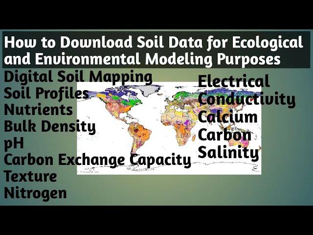 How to Download Latest Soil pH Data || Soil Nitrogen Data || Soil Texture Data ||Soil Salinity Data