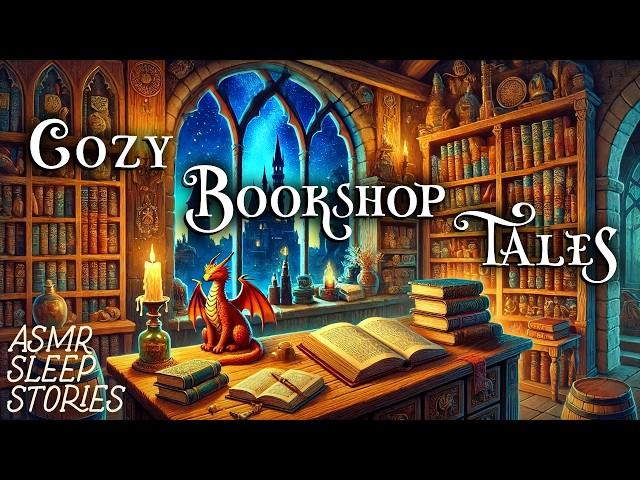 Enchanting Medieval Bookshop Tales | Cozy Adventure ASMR | Fantasy Bedtime Stories