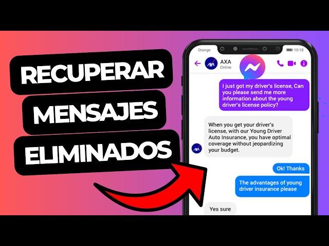 Como RECUPERAR las CONVERSACIONES de MESSENGER  / Como RECUPERAR MENSAJES ELIMINADOS de MESSENGER