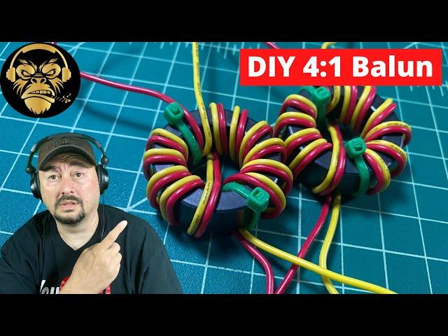 DIY 4:1 Balun Build for Ham Radio Antennas - TheSmokinApe