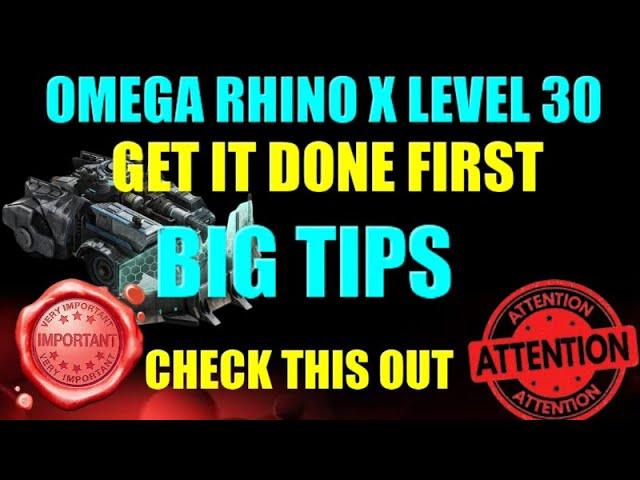 War Commander Skirmish / Omega Rhino x Get it Done First To kill The Event .