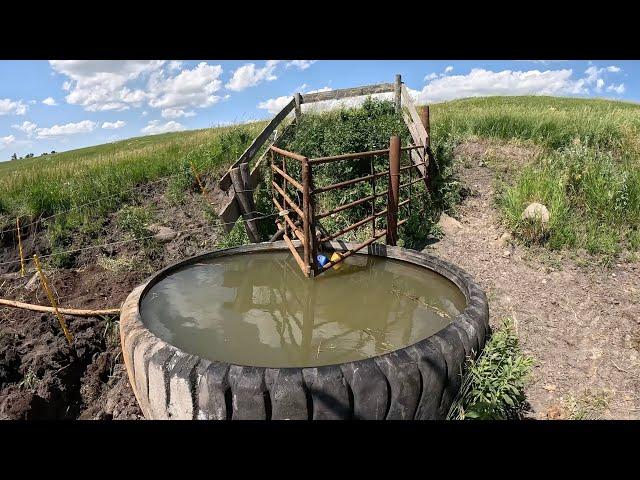 Restoring 100 Year Old Spring Fed Water Tank! (satisfying)