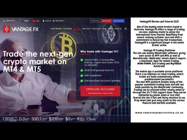 Vantage FX Review 2021 - Regulated Forex Broker