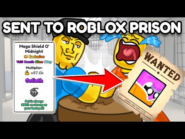 Sent to ROBLOX PRISON in Arm Wrestling Simulator... What Happens Next?