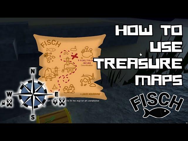 How to use treasure maps | Roblox Fisch