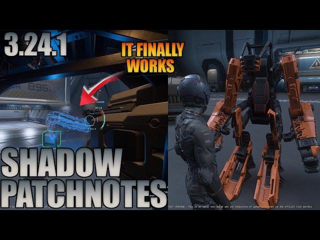 Star Citizen Shadow Patch Notes 3.24.1 Cutlass Tractor Beam Works! JT Buff & The Truth About Hangars