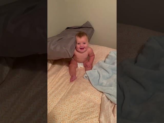 Baby has the most adorable laugh 