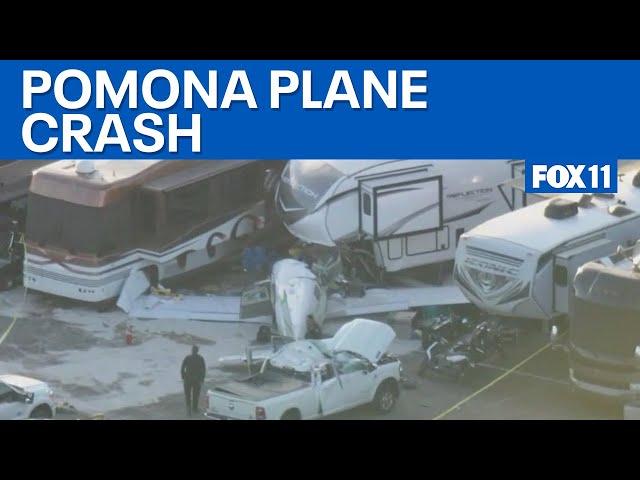 4 injured in plane crash at Pomona Dragstrip