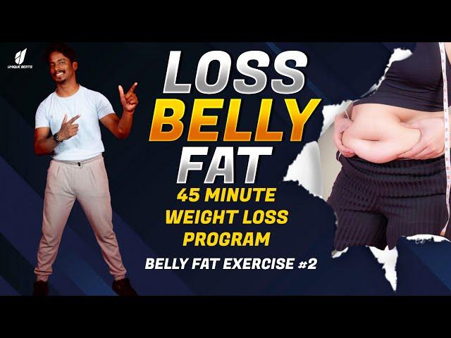 Loss Belly Fat | 45 min. Weight Loss Program | Belly Fat Exercise #1 | Zumba Fitness Video